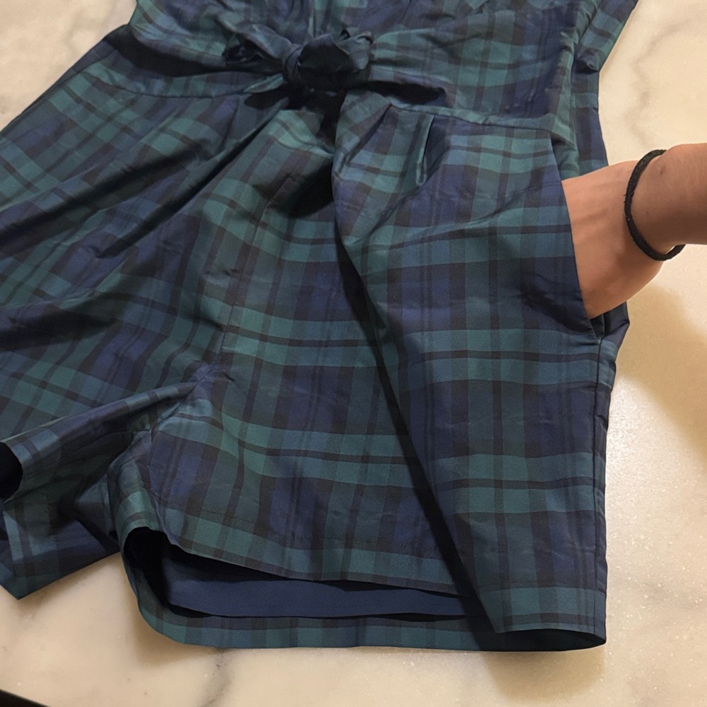 Vineyard Vines Plaid Sleeveless Romper - Picture 7 of 8